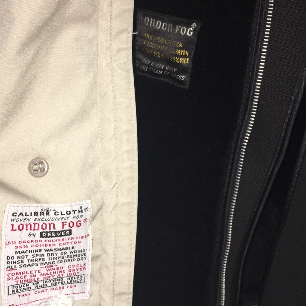 London Fog Trench Coat with Inside Lining. 40R